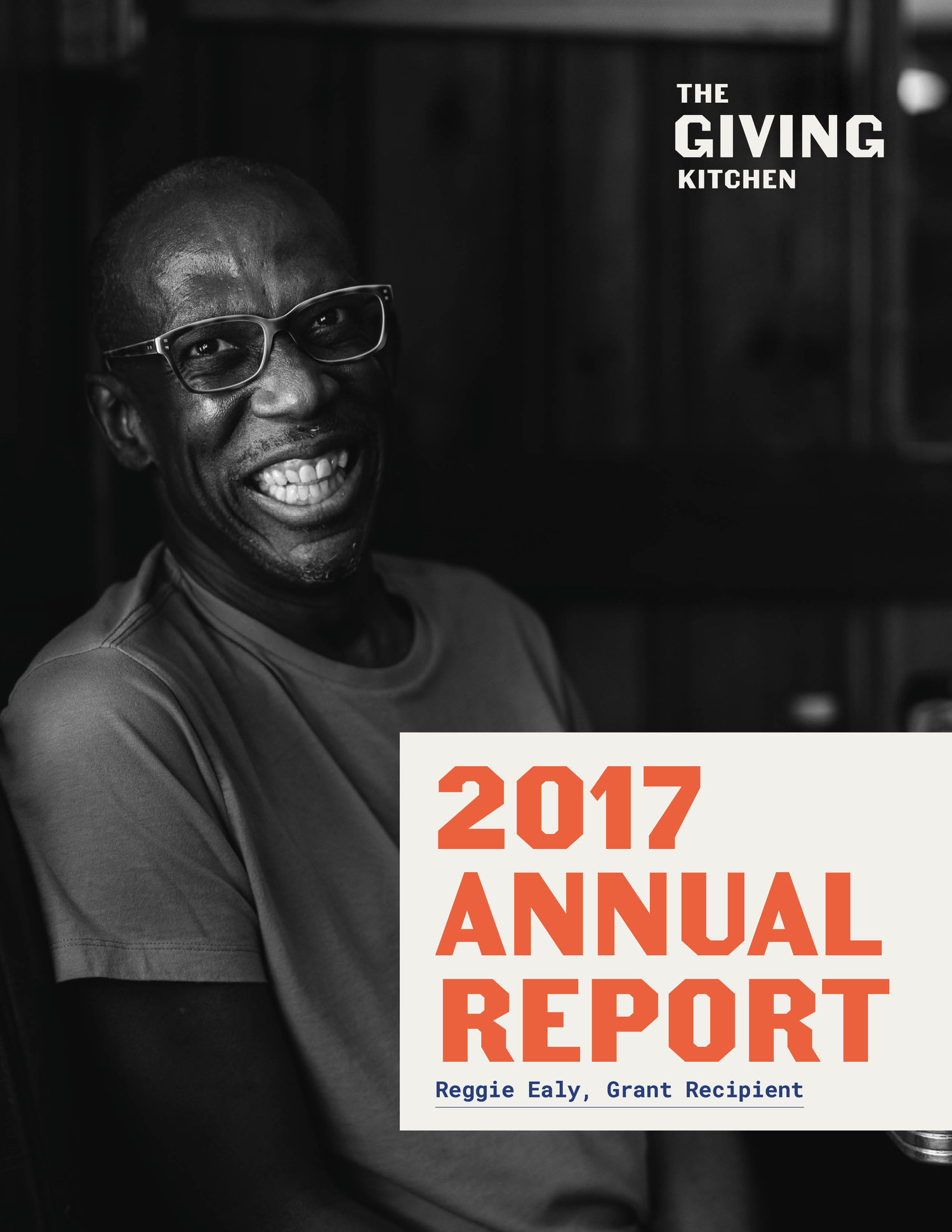 2017 Giving Kitchen Annual Report Cover