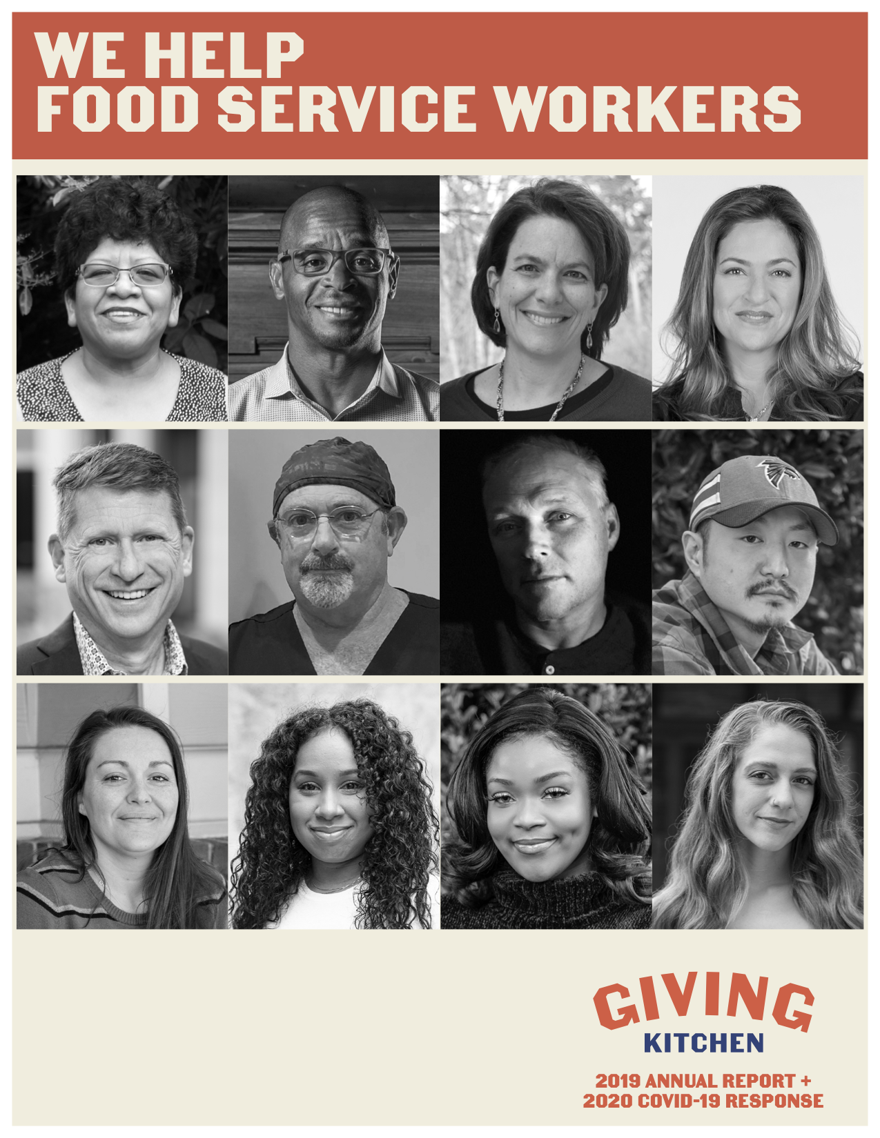 2019 Giving Kitchen Annual Report Cover