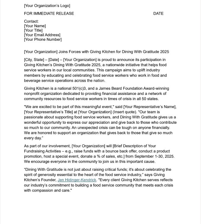 DWG Customizable Press Release Thumbnail
