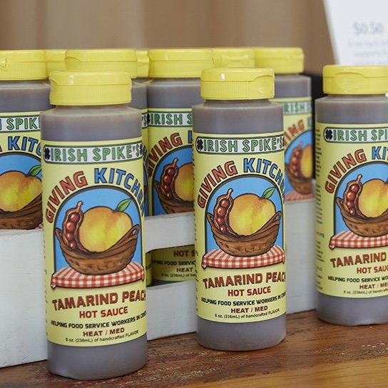 Irish Spike’s Giving Kitchen Tamarind Peach Hot Sauce
