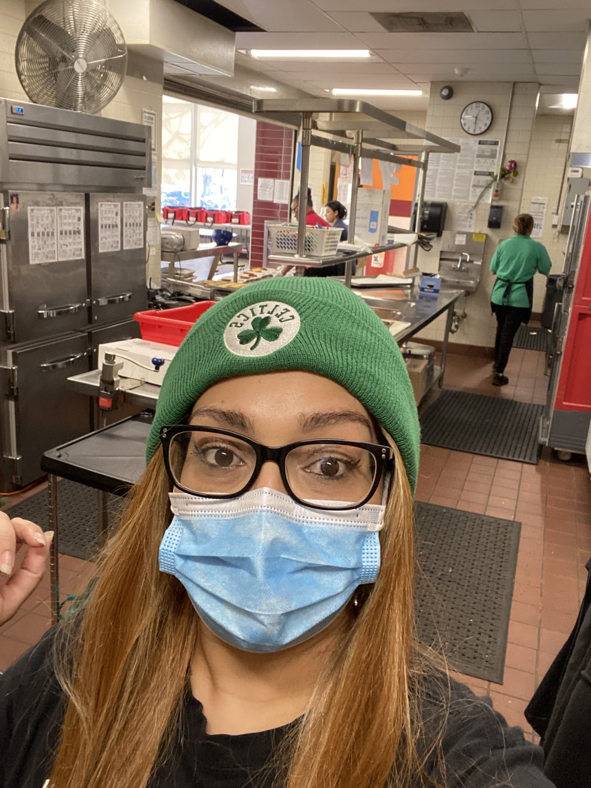 Giving Kitchen's Client Maria shares her story while undergoing treatment