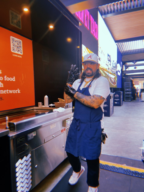 Smiley's Burger Club and Chef Ean support food service workers in crisis through the Atlanta Braves Outfield Market