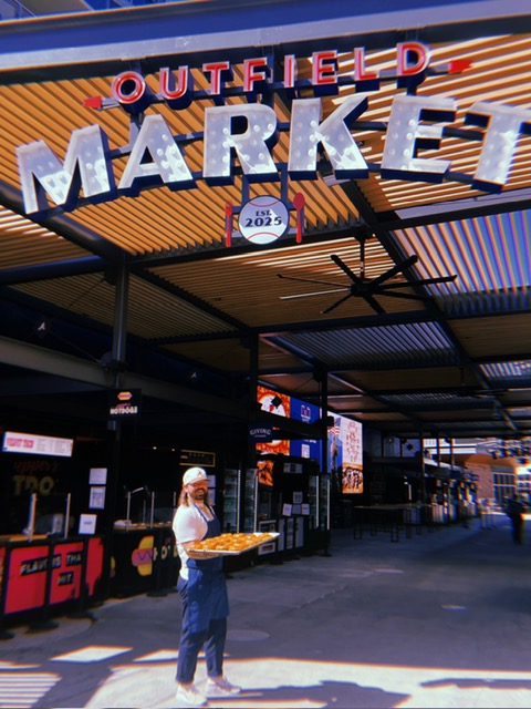 Smiley's Burger Club and Chef Ean support food service workers in crisis through the Atlanta Braves Outfield Market