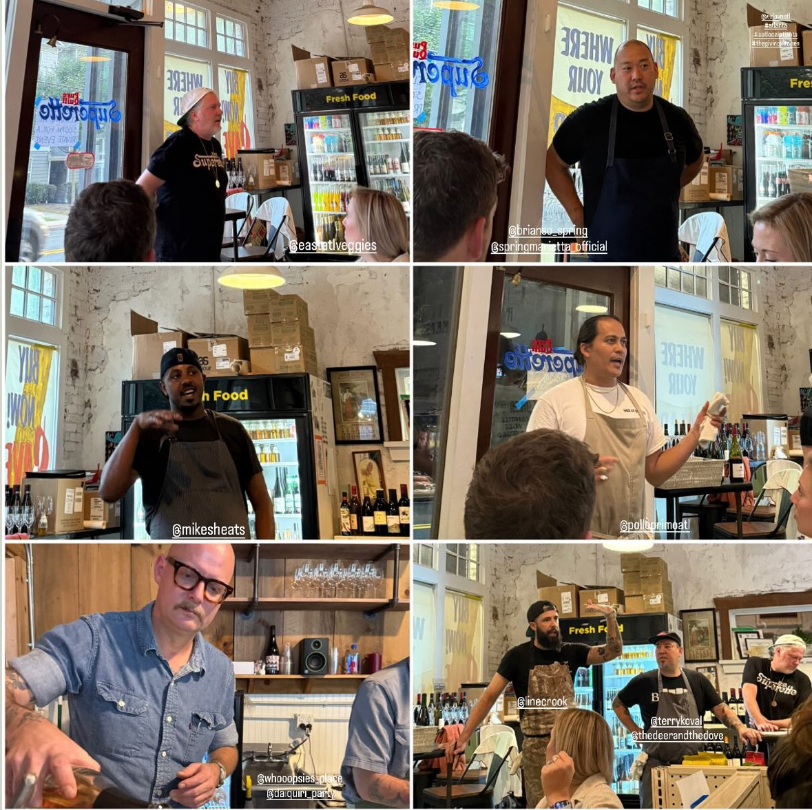 Chefs from Supper from the Soil at Pure Quill Superette