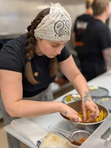 Celeste’s Full-Circle Story Now Supporting Giving Kitchen