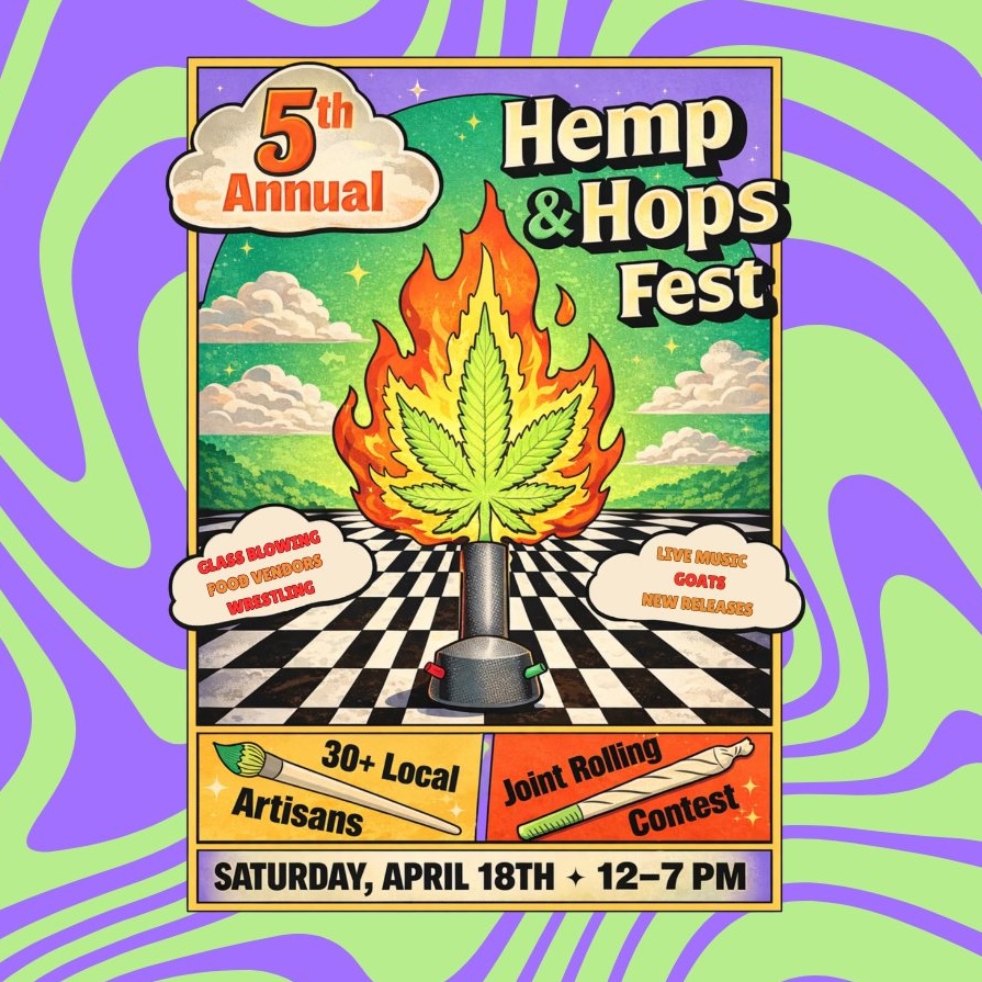 Hemp & Hops Festival 2026 flyer