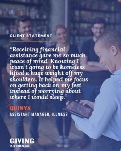 How Giving Kitchen Helped Quinya Navigate Crisis