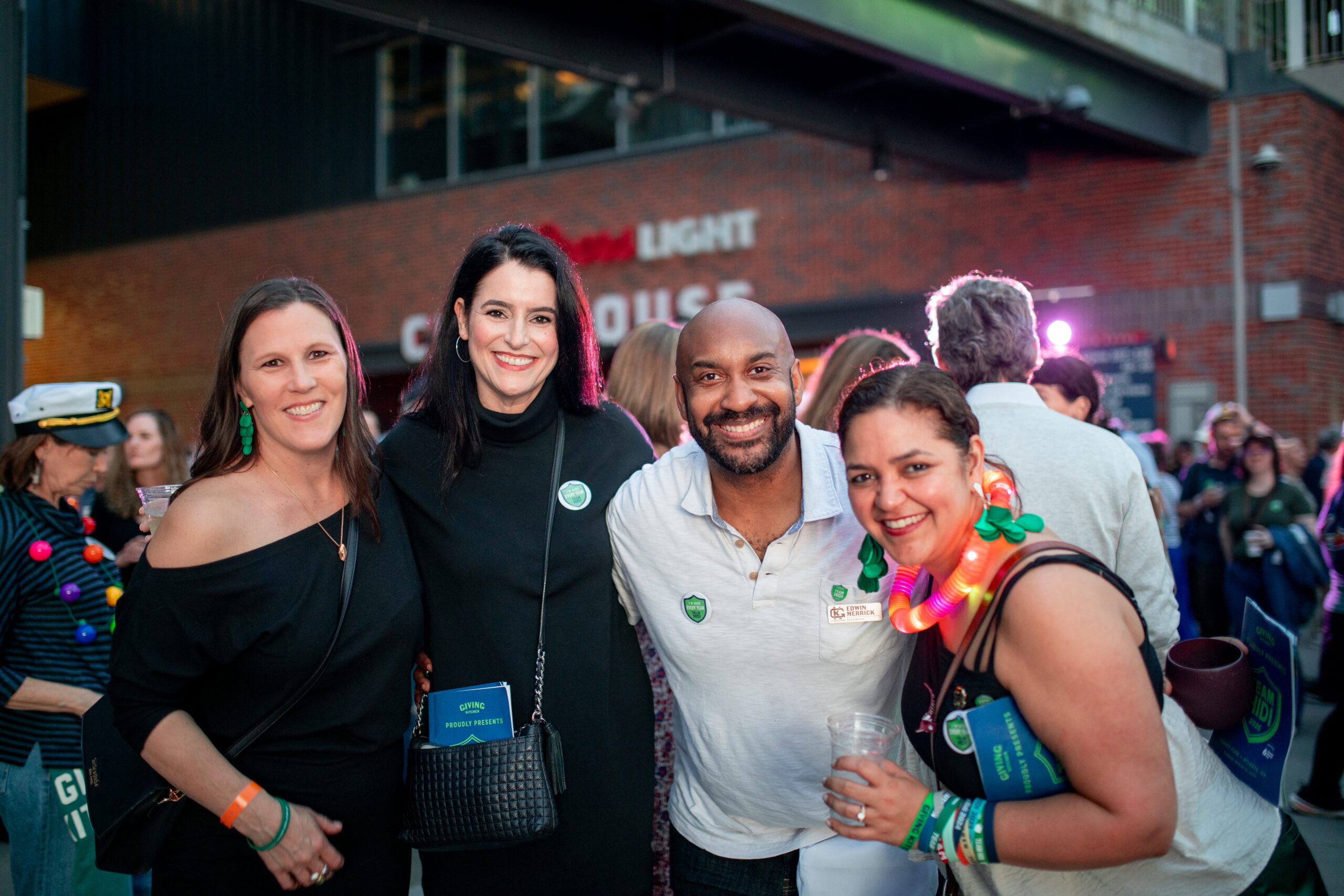 Board Member Edwin Merrick and other attendees enjoying Team Hidi 2026