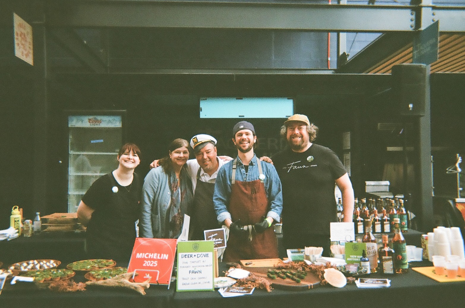 Chef Terry Koval and the Fawn group at Team hidi