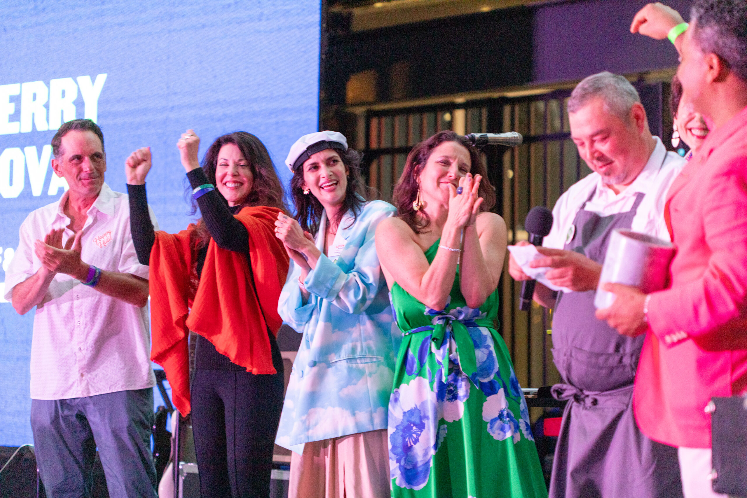 Chef Terry Koval gives speech at Team hidi