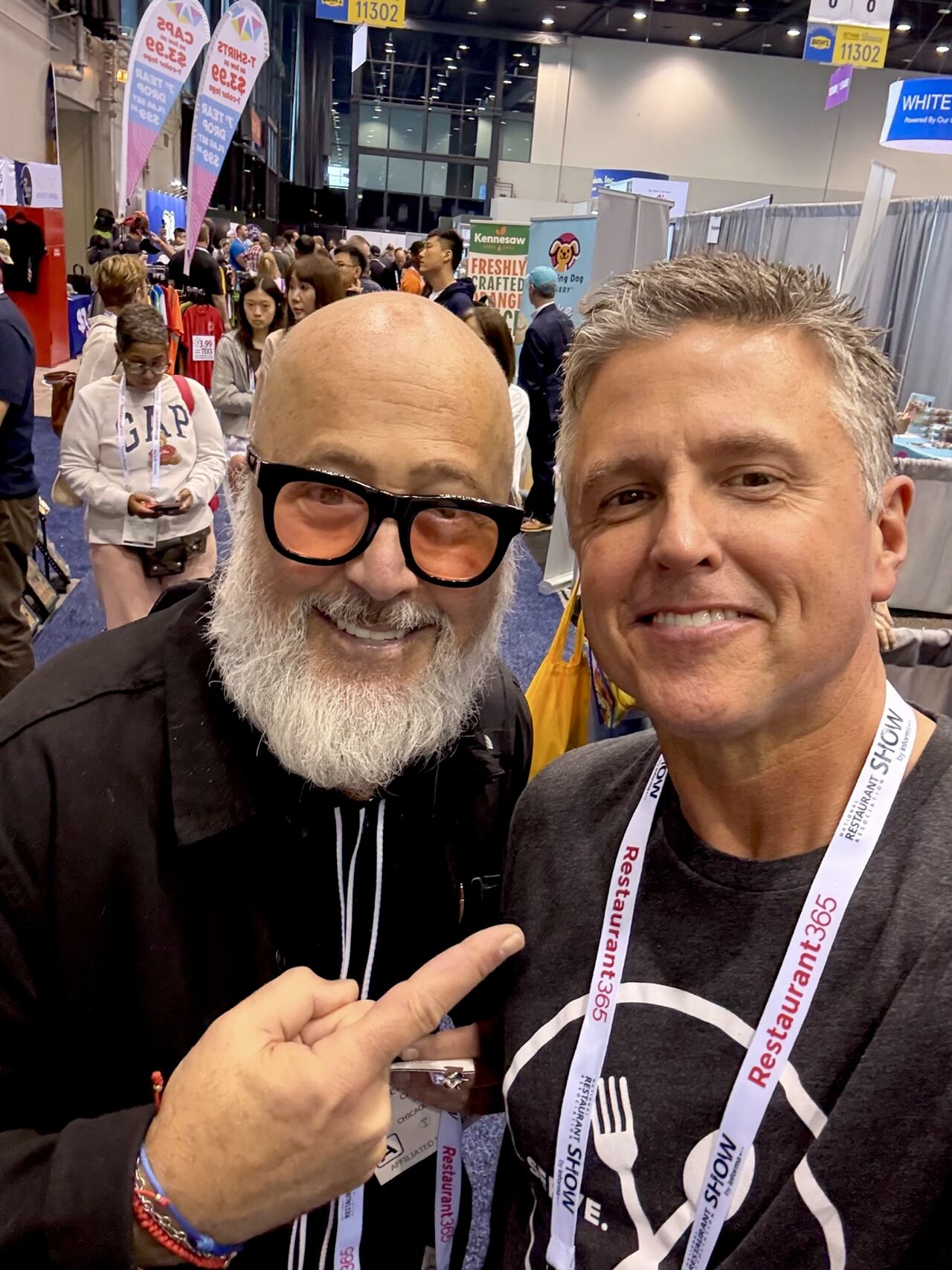 AZ and Klinger at Restaurant Show