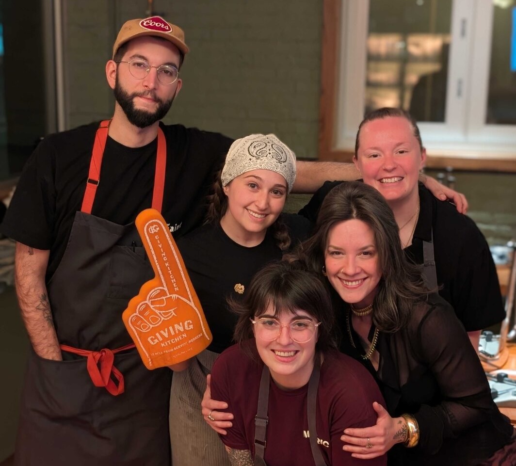 Group of chefs at Milli for a Giving Kitchen fundraiser