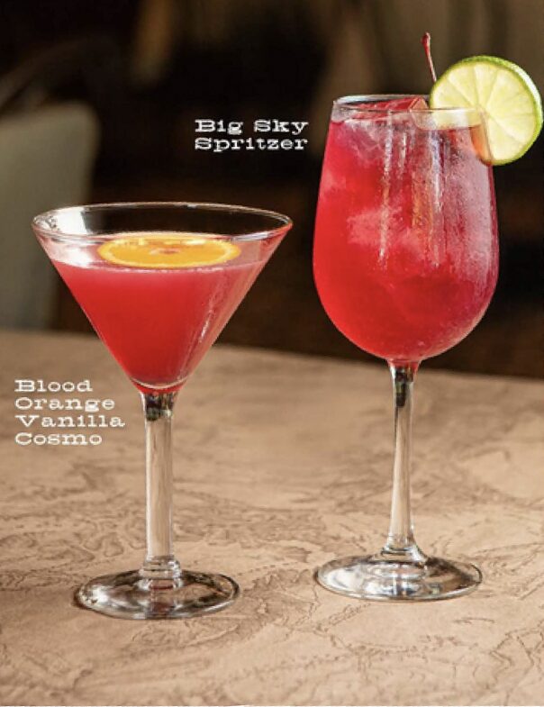 Big Sky Spritzer and Blood Orange Vanilla Creme, two cocktails that Ted's Montana Grill used to fundraise for Giving Kitchen