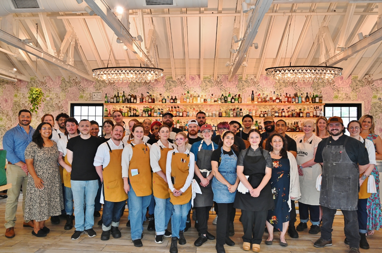 Charlotte Family Meal Chefs and team photo