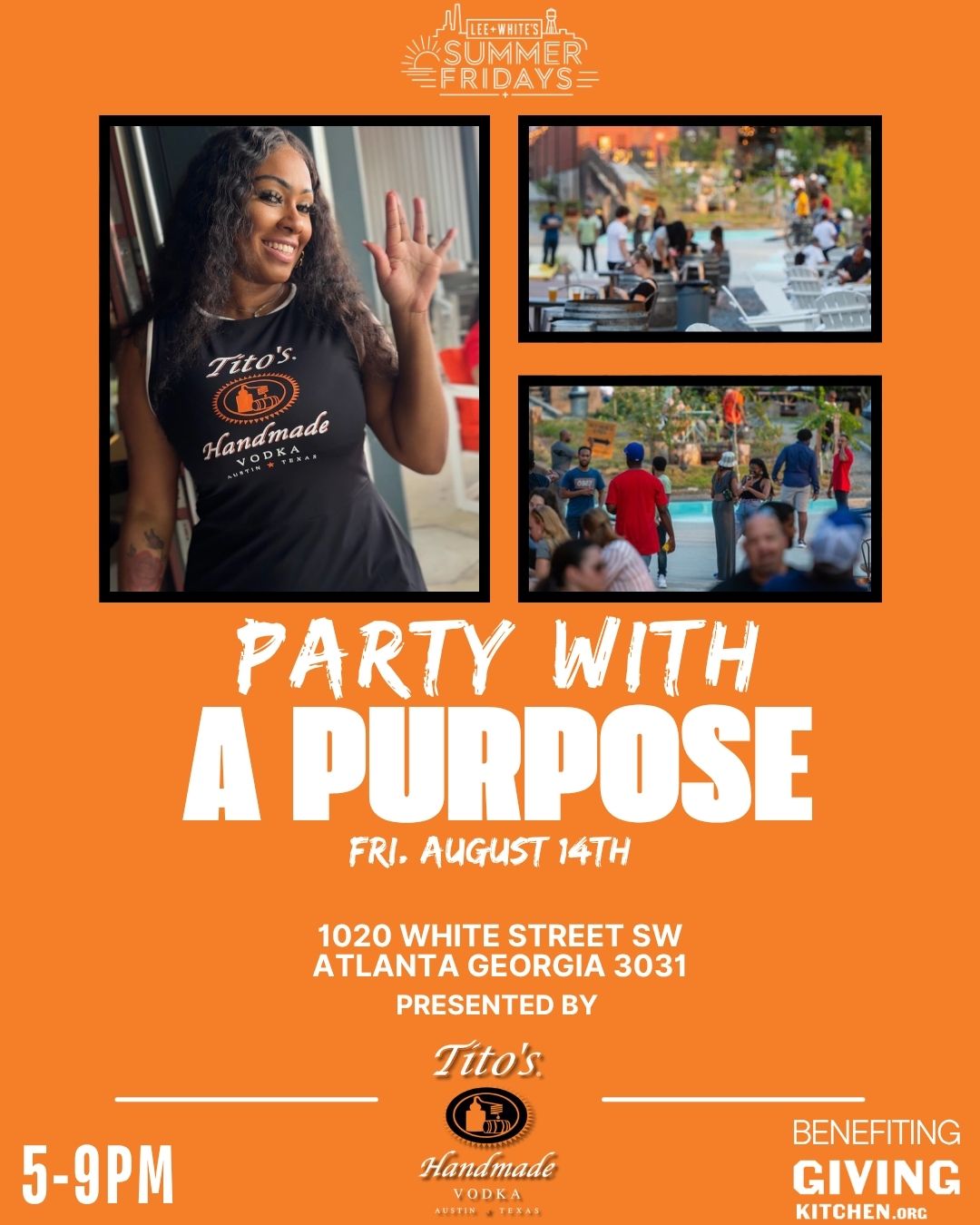 Party With a Purpose – August Edition