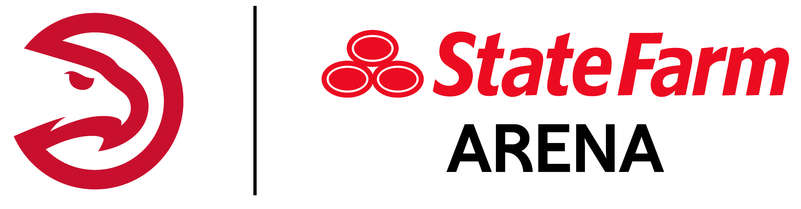 Atlanta Hawks and State Farm Arena logos
