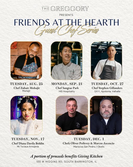 The Greggory presents “Friends at the Hearth” featuring Chef Stephen Gillanders