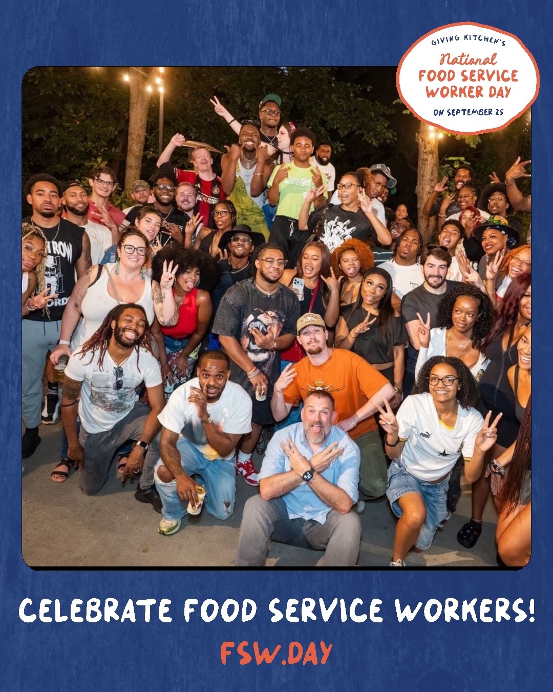 food service workers celebrating national food service worker day