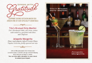 “A Toast to Taking Care of Our Own” – Ted’s Montana Grill Gives Back