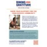 About Dining With Gratitude Flyer