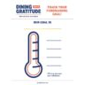 Dining With Gratitude Fundraising Thermometer