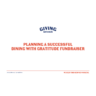Planning a Successful Dining With Gratitude Fundraiser